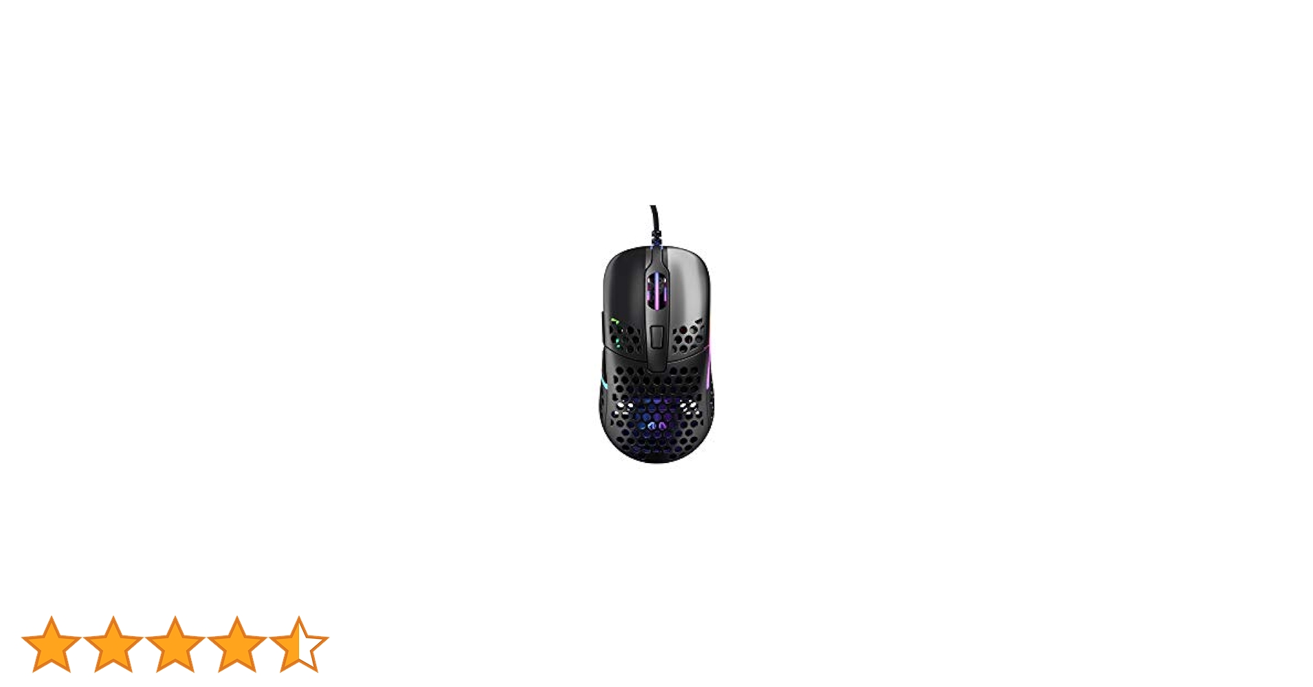 Amazon | XTRFY M42 RGB 超軽量ゲーム用マウス - ブラック